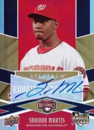 2009 Upper Deck Spectrum Washington Nationals Shairon Martis Autographs