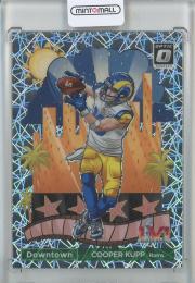 2023 Donruss Optic Football Cooper Kupp Super Bowl Downtown! Los Angeles Rams