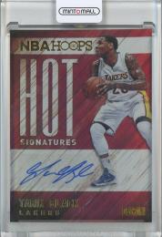 2015-16 Hoops Tarik Black Hot Signatures #17 Los Angeles Lakers
