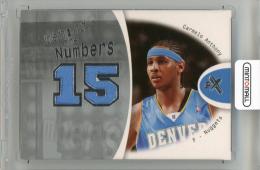 2006-07 FLEER E-X  Carmelo Anthony Behind the Numbers #BNCA【005/199】 Denver Nuggets