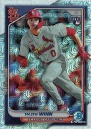 2024 Bowman MLB #2 Masyn Winn【Mega Box Chrome Mojo Refractors/パラレル】レギュラーカード RC