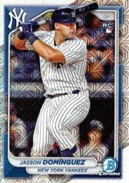 2024 Bowman MLB #17 Jasson Dominguez【Mega Box Chrome Mojo Refractors/パラレル】レギュラーカード RC