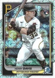 2024 Bowman MLB #61 Henry Davis【Mega Box Chrome Mojo Refractors/パラレル】レギュラーカード RC