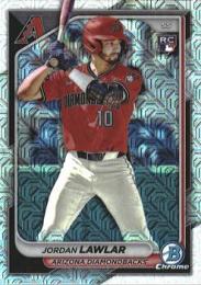 2024 Bowman MLB #96 Jordan Lawlar【Mega Box Chrome Mojo Refractors/パラレル】レギュラーカード RC