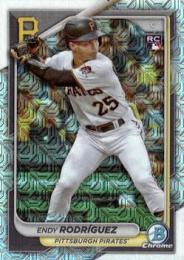 2024 Bowman MLB #68 Endy Rodriguez【Mega Box Chrome Mojo Refractors/パラレル】レギュラーカード RC