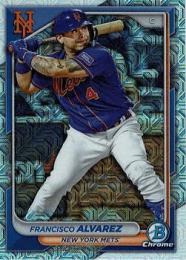 2024 Bowman MLB #75 Francisco Alvarez【Mega Box Chrome Mojo Refractors/パラレル】レギュラーカード