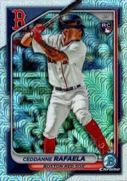 2024 Bowman MLB #84 Ceddanne Rafaela【Mega Box Chrome Mojo Refractors/パラレル】レギュラーカード RC