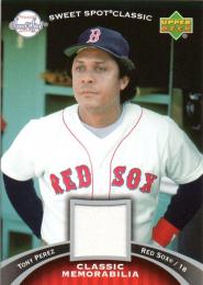 2007 UPPER DECK Sweet Spot Classic  Tony Perez Game Used Memorabilia