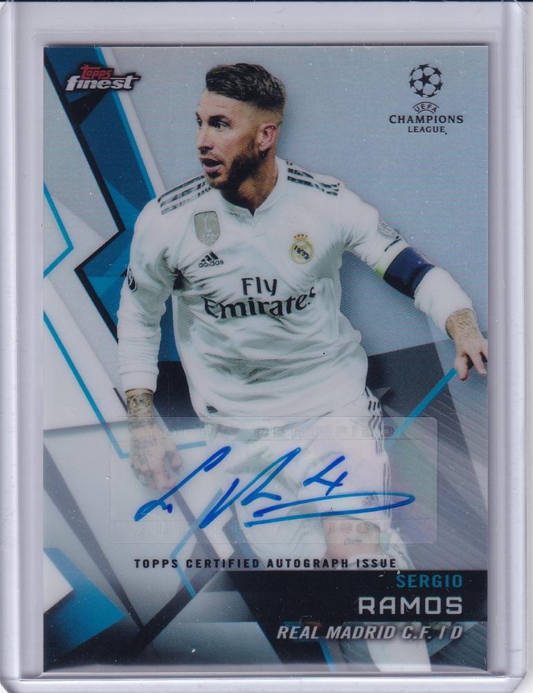 ミントモール / MINT 浦和店 / 2018-19 Topps Finest UEFA Champions League Real Madrid  C.F Sergio Ramos Finest Autographs