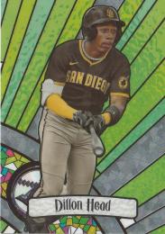 2023 Bowman Chrome Draft MLB #BGA-12 Dillon Head インサートカード Glass