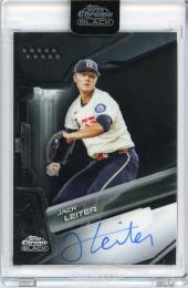 2026 Topps Chrome Black Jack Leiter Autographs Texas Rangers