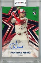 2026 Topps Series 2 Christian Moore Baseball Stars Autographs Green #BSA2-CM RC【43/99】 Los Angeles Angels