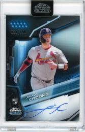 2026 Topps Chrome Black Jimmy Crooks Autographs Blue Refractors【028/150】 St. Louis Cardinals