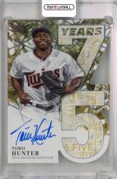 2026 Topps Series 2 Torii Hunter 75 Years of Topps Die-Cut Autographs Gold #75YA-TH 【19/50】 Minnesota Twins
