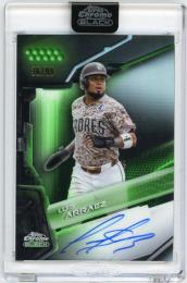 2026 Topps Chrome Black Luis Arraez Autographs Green Refractors【36/99】 San Diego Padres