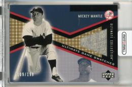 2002 Upper Deck Ultimate Collection Mickey Mantle Game Jersey Tier 3 #MM【109/199】