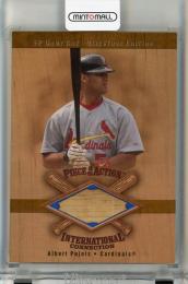 2001 Upper Deck SP Game Bat Milestone Albert Pujols Piece of Action International #IAP《白かけあり》