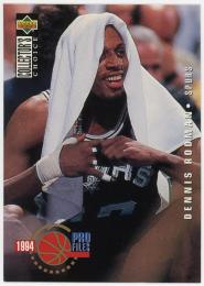 1994-95 Collector's Choice International Italian #202 Dennis Rodman PRO