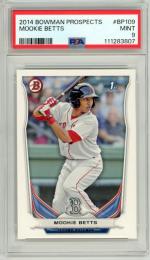 2014 Topps Bowman Prospects Mookie Betts #BP109 Base Card【PSA9】 Red Sox