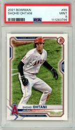 2021 Topps Bowman  Shohei Ohtani #85 Base Card【PSA9】 Angels