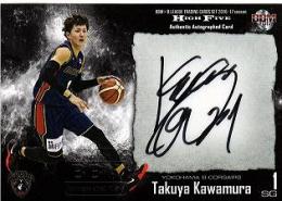 BBM B,League 2016-17 High Five  川村卓也 直筆サインカード 003/105