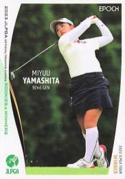 2023 EPOCH JLPGA 日本女子ゴルフ協会 オフィシャルトレーディングカード ROOKIES & WINNERS #1 山下美夢有 レギュラーカード