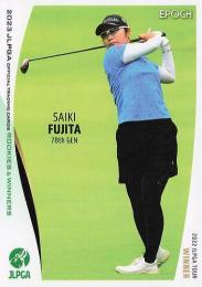 2023 EPOCH JLPGA 日本女子ゴルフ協会 オフィシャルトレーディングカード ROOKIES & WINNERS #8 藤田さいき レギュラーカード