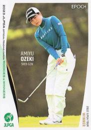 2023 EPOCH JLPGA 日本女子ゴルフ協会 オフィシャルトレーディングカード ROOKIES & WINNERS #21 尾関彩美悠 レギュラーカード