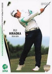 2023 EPOCH JLPGA 日本女子ゴルフ協会 オフィシャルトレーディングカード ROOKIES & WINNERS #44 平岡瑠依 レギュラーカード RC