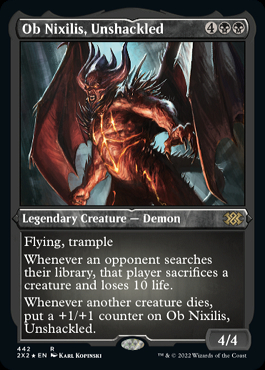 MTG 敵対するもの、オブ・ニクシリス Foil 2枚 エッチング仕様 英語 MTG 敵対するもの、オブ・ニクシリス Foil 2枚 エッチング仕様 英語