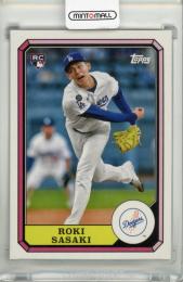 2025 Topps Archives Roki Sasaki 87 Boardwalk and Baseball RC #87BB2