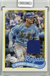 2024 Topps Series Two Bobby Witt Jr. 1989 Topps Baseball Relic Kansas City Royals