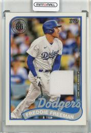 2024 Topps Series Two Freddie Freeman 1989 Topps Baseball Relic Los Angeles Dodgers