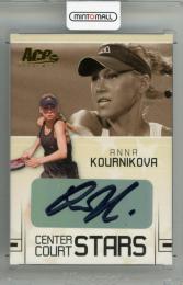 2006 ACE Authentic Grand Slam Anna Kournikova Center Court Stars Autographs #4