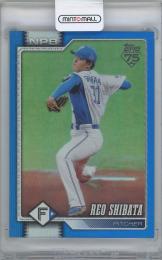 2026 TOPPS NPB #215 / 柴田獅子(北海道日本ハムファイターズ) Blue Foilパラレルカード 【023/150】