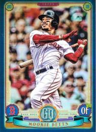 2019 Topps Gypsy Queen Boston Red Sox Mookie Betts Gypsy Queen Chrome Indigoパラレル版 063/150