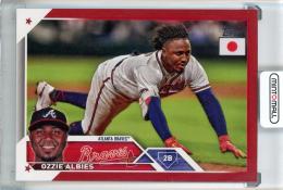 2023 Topps Japan Edition Ozzie Albies Red【2/5】 Atlanta Braves