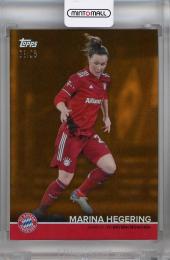 2021-22 Topps FC Bayern Munchen Team Set  Marina Hegering Orange #BCWMH ※初期傷あり 08/25