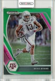 2021 PANINI PRIZN DRAFT PIKS  Mike Evans Green Prizms