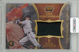 2025 EPOCH 読売ジャイアンツ STARS & LEGENDS with MEMORABILIA 門脇誠  バットカード STAR MEMORABILIA PLAYER USED BAT-BARREL-【09/30】