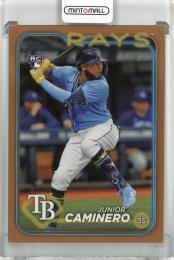 2024 Topps Series Two Junior Caminero Gold【1103/2024】 Tampa Bay Rays