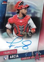 2019 Topps Finest Los Angeles Angels Francisco Arcia Finest Autographs