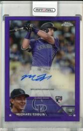 2023 Topps Chrome Update Michael Toglia Autographs Purple Refractors【219/250】 Colorado Rockies