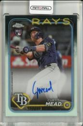2024 Topps Chrome Curtis Mead Rookie Autographs Refractors【113/499】 Tampa Bay Rays