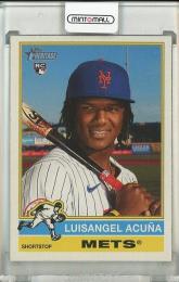 2025 Topps Heritage Luisangel Acuna Alternate Cartoon Variations New York Mets