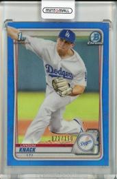 2020 Bowman Draft Landon Knack Chrome Blue Refractors【073/150】 Los Angeles Dodgers
