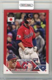 2023 TOPPS Japan Will Brennan Red #43【2/5】 Cleveland Guardians