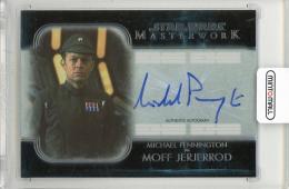 2020 TOPPS Star Wars Masterwork Michael Pennington as Moff Jerjerrod Autographs Rainbow Foil #AMP【27/50】 star wars