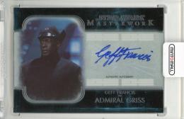 2020 TOPPS Star Wars Masterwork Geff Francis as Admiral Griss Autographs Rainbow Foil #AGF【10/50】 star wars