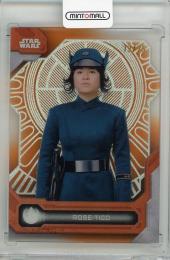 2024 TOPPS Star Wars High Tek Kelly Marie Tran as Rose Tico Throne Room Pattern Orange Diffractors #87【12/25】 star wars